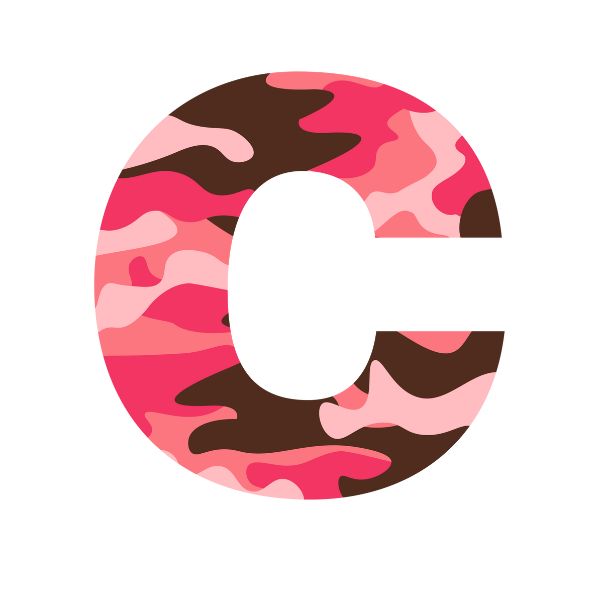 CAMO Embroidery Alphabet (A to Z) 5 Inch EXP Format